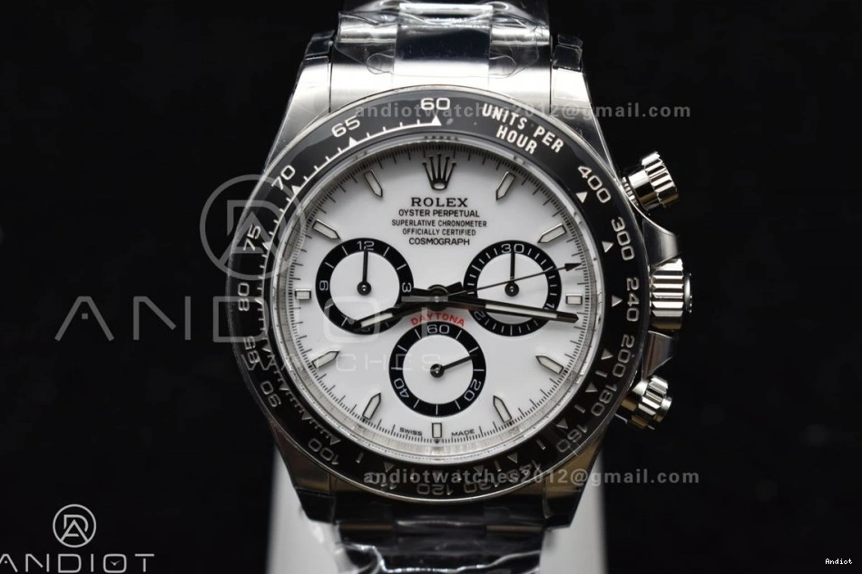 White BTF Steel Dial DD4131 904L 126500 Bracelet 1:1 Best SS Edition Daytona on 0203